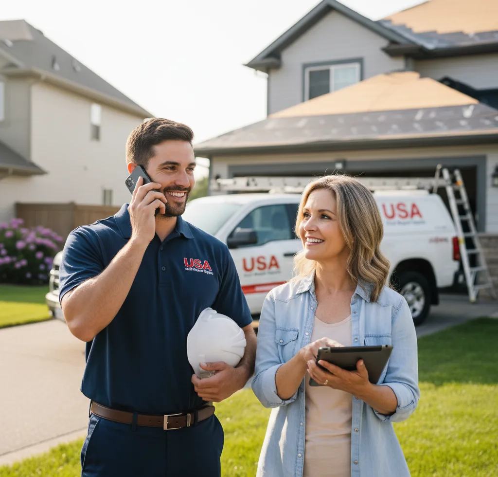 USA Roof Repair Experts customer support in Colonial Heights